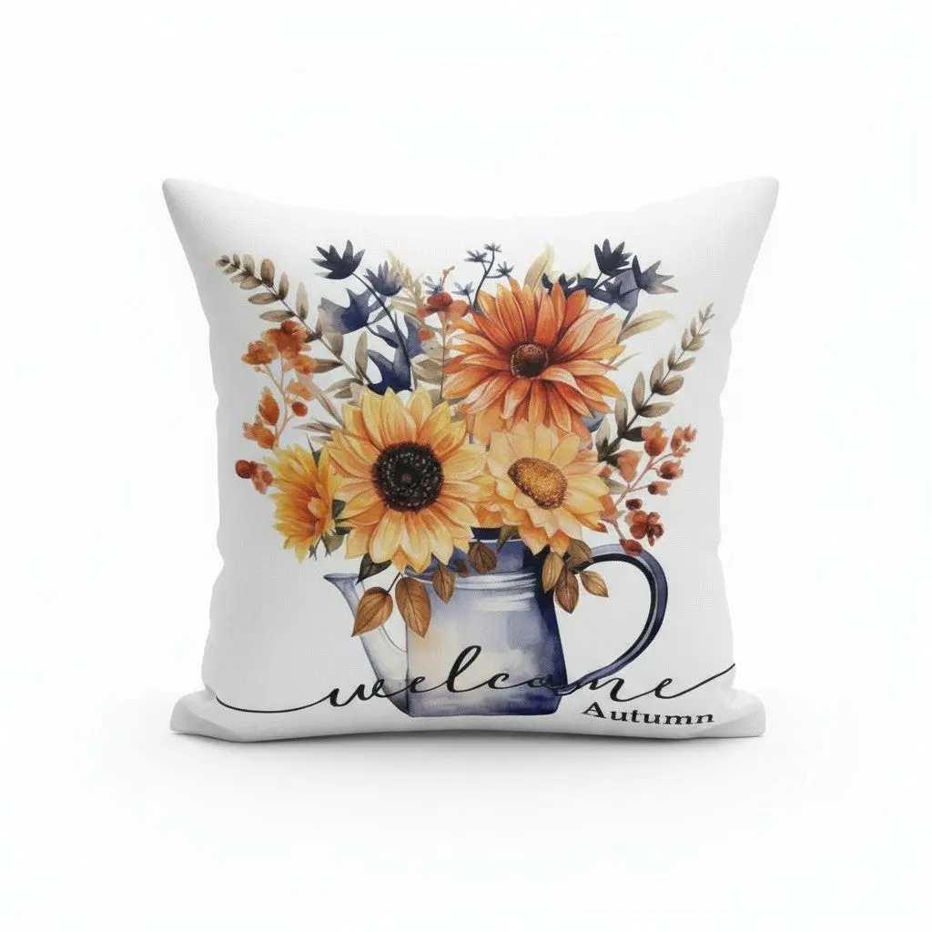 Decorative pillows for Harvest Season ( Case of 12 Pillows) Welcome Autumn