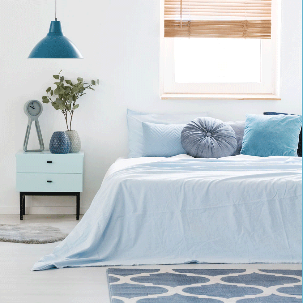 Performance Collection Duvet Cover (Case of 6) Light Blue / King - 106" x 86"