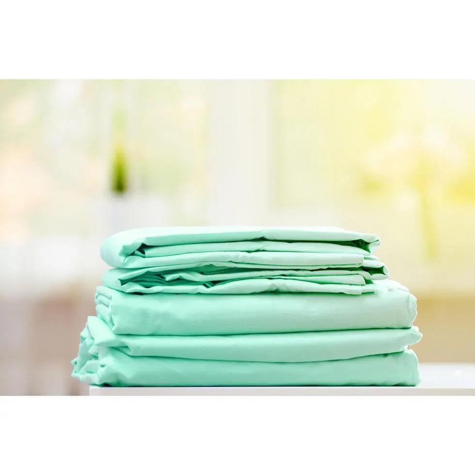 Premiere Collection Fitted Sheet (Case of 6) Seafoam Green / King - 78" x 80" x 12"