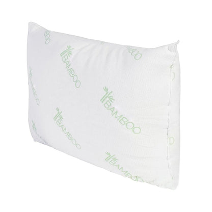 Bamboo Knit Fabric Shredded Memory Foam Pillow 