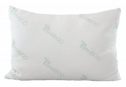 Bamboo Knit Fabric Shredded Memory Foam Pillow 