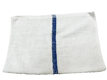 100% COTTON HERRINGBONE KITCHEN TOWELS  15" x 26" - 24 OZ (Case of 600) / Navy Blue