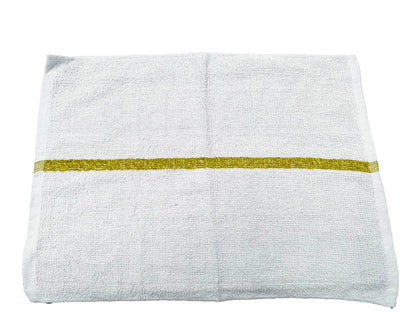 Durawrap Stripe 100% Cotton Towels  24" x 48" - 7.50 LB (Case of 24) / Gold