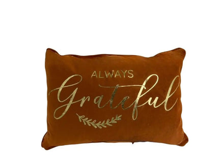 Decorative pillows for Harvest Season ( Case of 12 Pillows)  Always Grateful