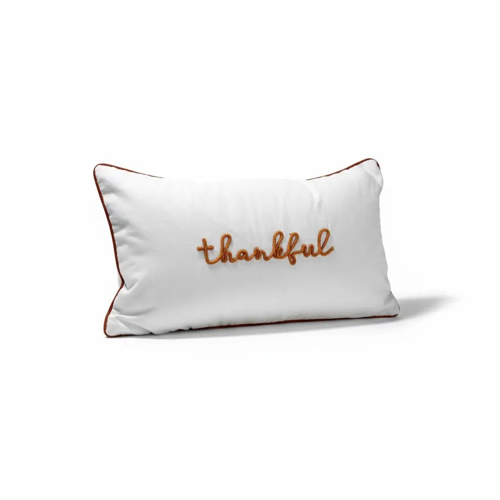 Decorative pillows for Harvest Season ( Case of 12 Pillows)  Thankful 2