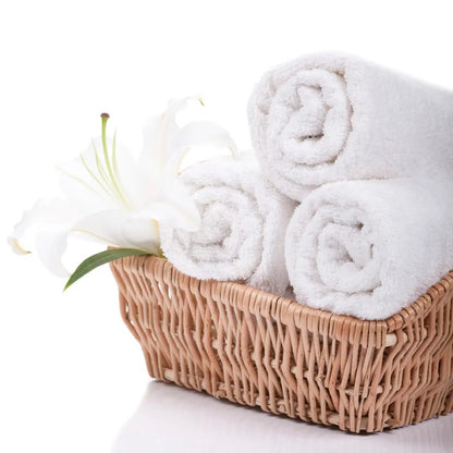 Luxe 100% Cotton Hotel Terry  Hand Towel 16" x 30" (Case of 24)