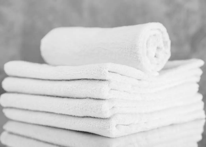 Case of InstaDry 86/14 Cotton/Poly Blend Economy Towels - The Linen Factory Wholesale