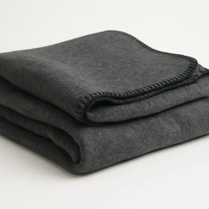 Durable Wool Blend Blanket in Grey – Designed for High-Volume Use (Case of 15) 