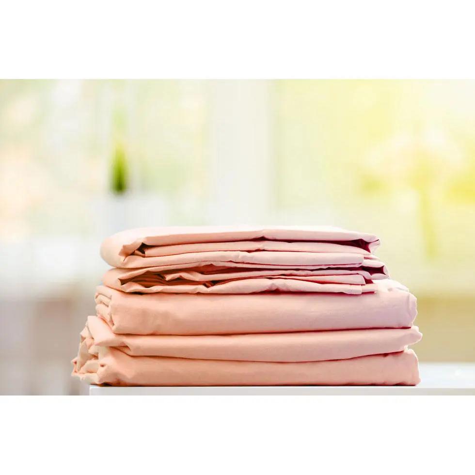 Premiere Collection Fitted Sheet (Case of 6)  Dusty Rose / King - 78" x 80" x 12"